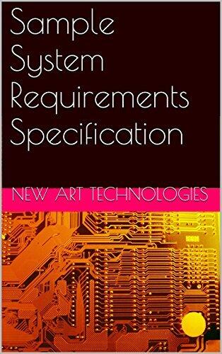 Sample System Requirements Specification