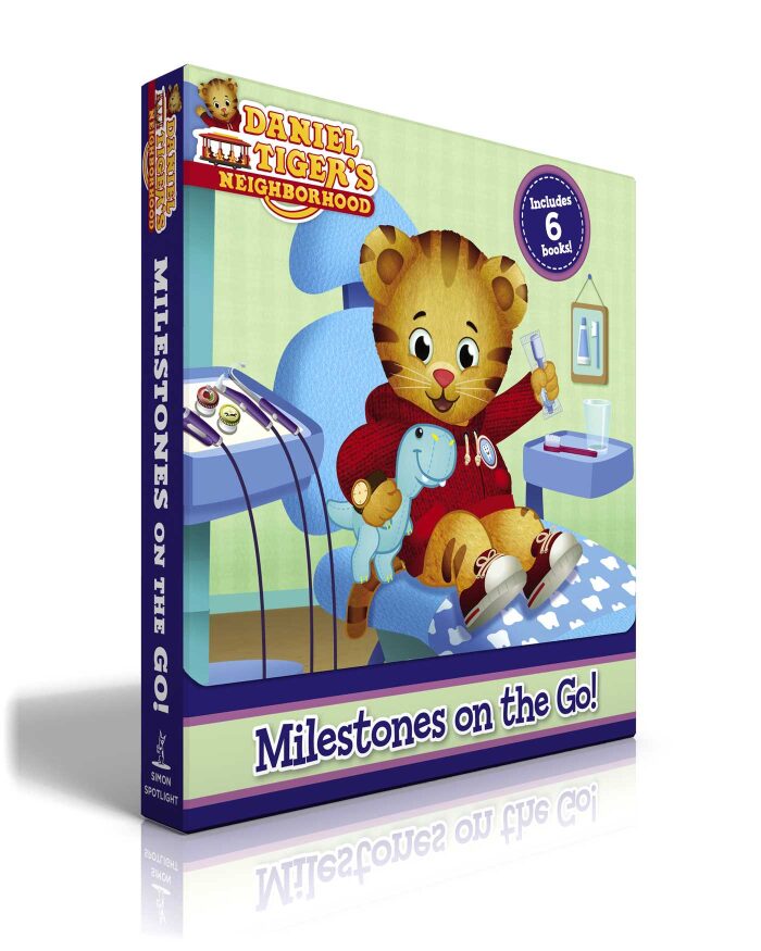 Milestones on the Go! (Boxed Set): Daniel Gets His Hair Cut; Daniel Goes to the Dentist; Daniel's First Day of School; Daniel Learns to Ride a Bike; ... Tiger's New Job