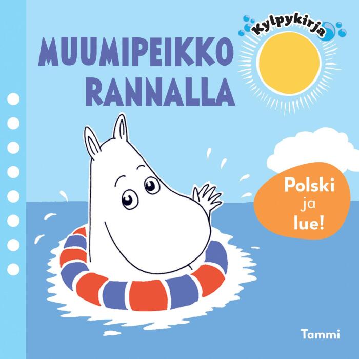 Muumipeikko rannalla