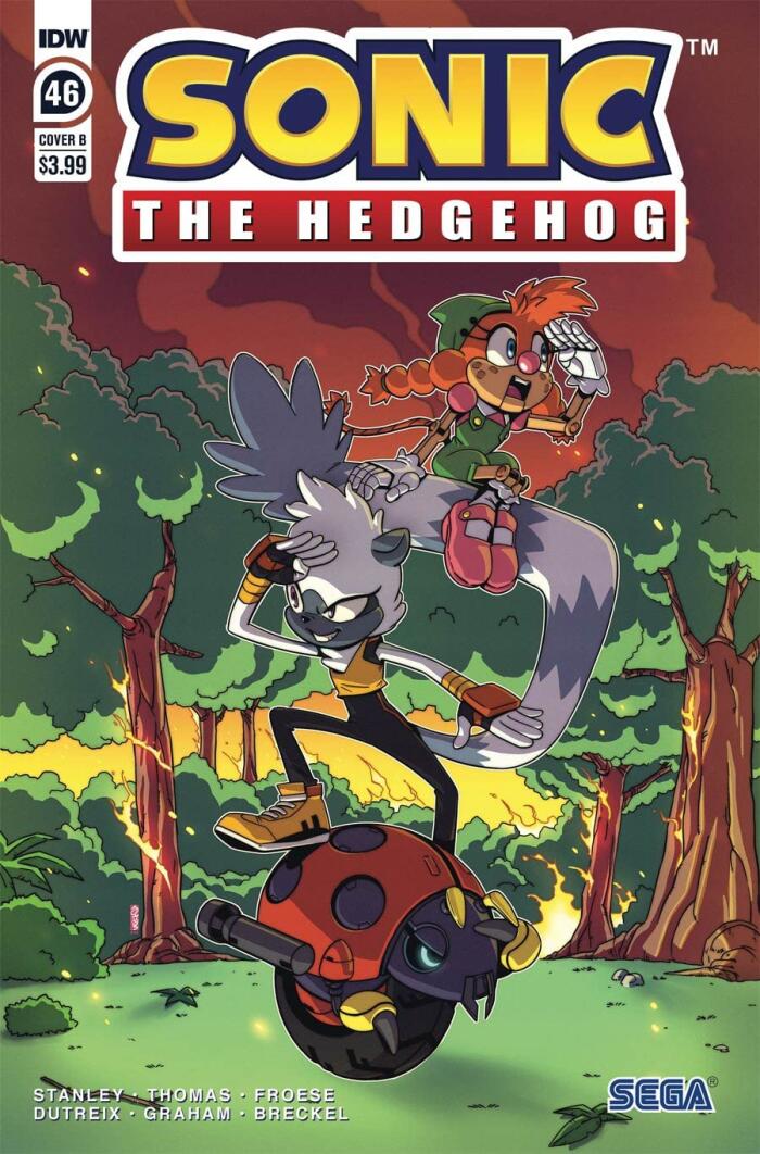 Sonic the Hedgehog Vol. 3 #46 Cover B Variant