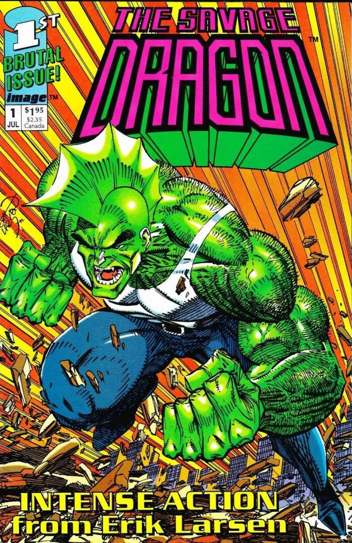 Image Comics Presents "The Savage Dragon" Baptism of Fire (1st Brutal Issue)