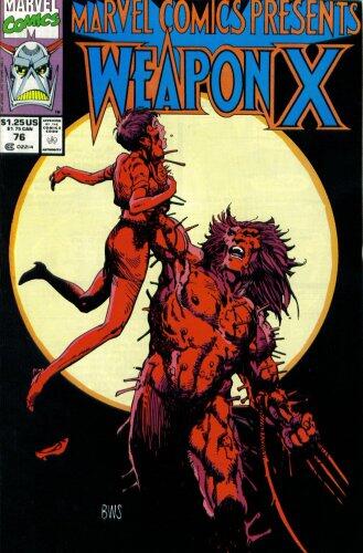 Marvel Comics Presents #76 : Wolverine as Weapon X, Shanna, Death's Head, & Woodgod