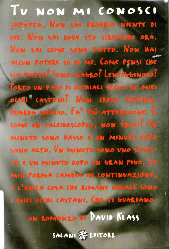 Tu non mi conosci