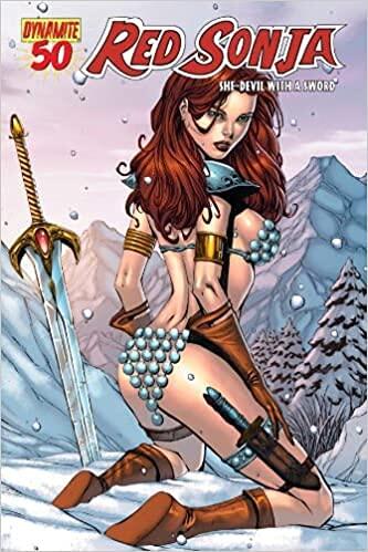 Red Sonja She Devil with a Sword No. 50 Cover D by Johnny Desjardins