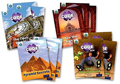 Project X CODE Extra: Purple Book Band, Oxford Level 8 Wonders of the World and Pyramid Peril, Class pack of 12