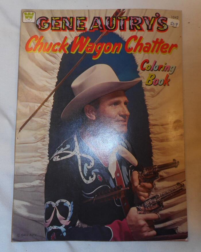 Gene Autry's Chuck Wagon Chatter Coloring Book
