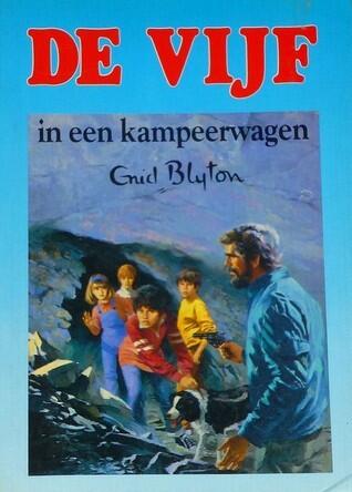 De Vijf in een kampeerwagen