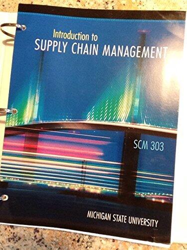 Introduction to Supply Chain Management SCM303