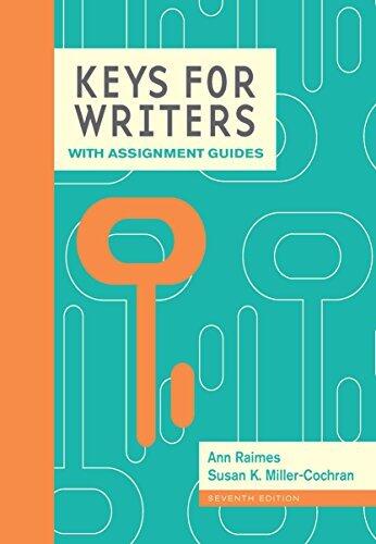 Keys for Writers with Assignment Guides, Spiral bound Version