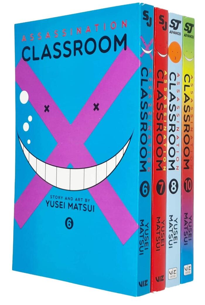 Assassination Classroom Series Volume 6 7 8 10 Collection 4 Books Set By Yusei Matsui