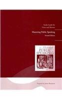 Study Guide for Mastering Public Speaking