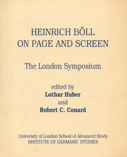 Heinrich Böll on Page and Screen
