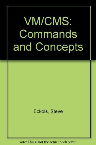 Vm/Cms: Commands and Concepts