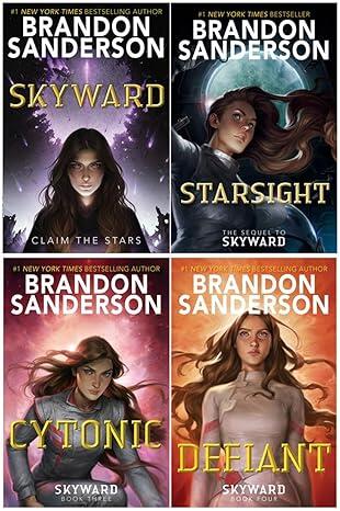 The Skyward Series 4 Books Set - Skyward, Starsight, Cytonic, Defiant