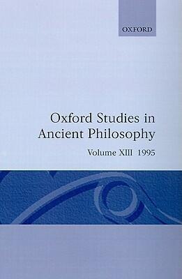 Oxford Studies in Ancient Philosophy