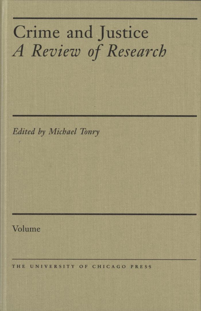 Crime and Justice, Volume 44: A Review of Research (Volume 44)