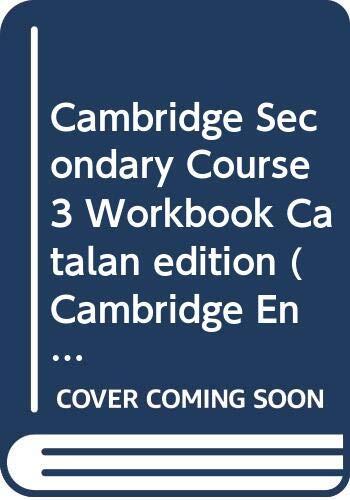 Cambridge Secondary Course 3 Workbook Catalan edition