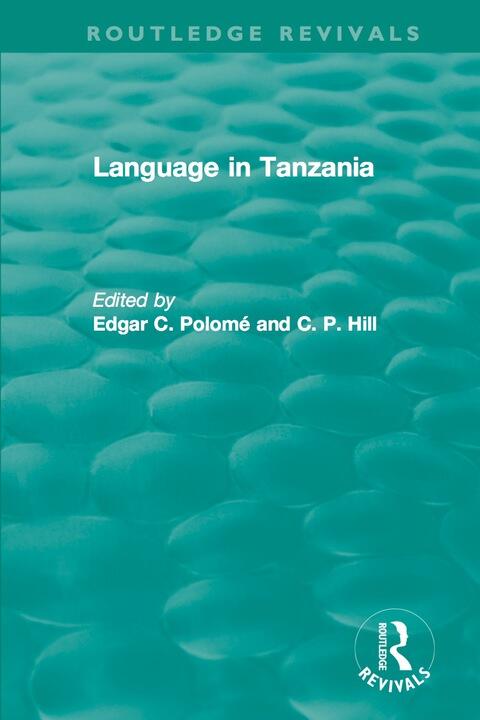 Routledge Revivals: Language in Tanzania