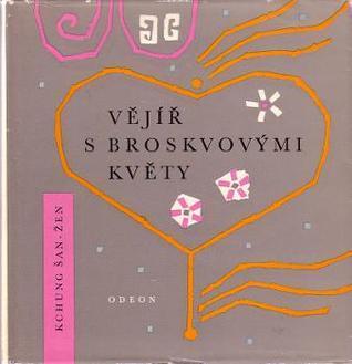 Vějíř s broskvovými květy