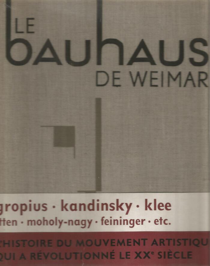 Le Bauhaus de Weimar de 1919-1924. Travaux d`Atelier.