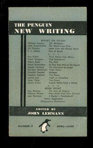 The Penguin New Writing 17