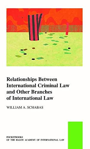Relationships Between International Criminal Law and Other Branches of International Law