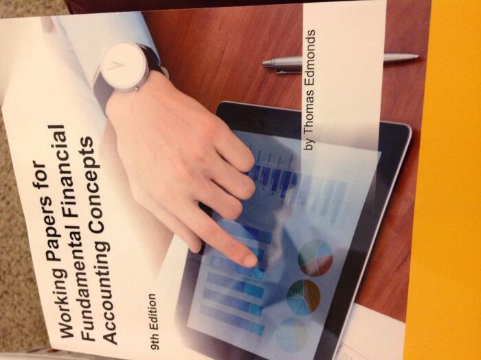 Working Papers for Fundamental Financial Accounting Concepts