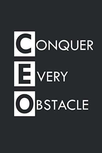 CEO Notebook: Conquer Every Obstacle 120 Page Lined Journal