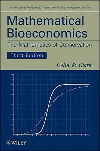 Mathematical Bioeconomics: The Mathematics of Conservation