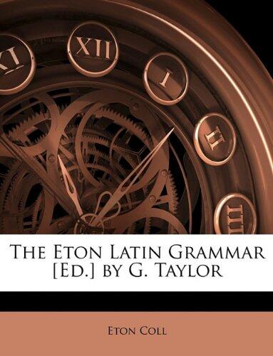 The Eton Latin Grammar