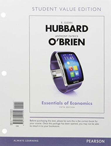 Essentials of Economics (Student Value Edition)