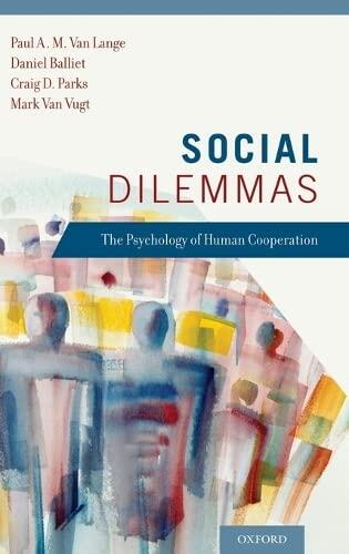 Social Dilemmas: Understanding Human Cooperation
