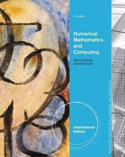 Numerical Mathematics and Computing