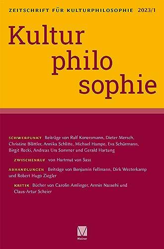Kulturphilosophie (Zeitschrift für Kulturphilosophie 20231)