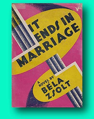 Rare Bela Zsolt It Ends in Marriage
