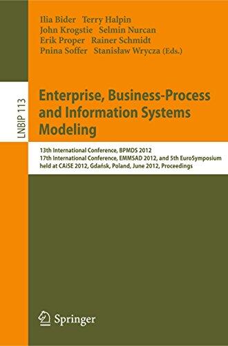 Enterprise, Business-Process and Information Systems Modeling: 13th International Conference, BPMDS 2012, 17th International Conference, EMMSAD 2012, and ... Business Information Processing Book 113)