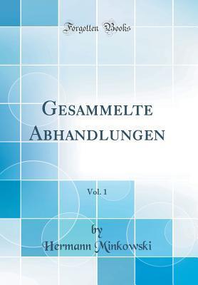 Gesammelte Abhandlungen, Vol. 1