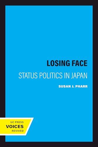 Losing Face: Status Politics in Japan