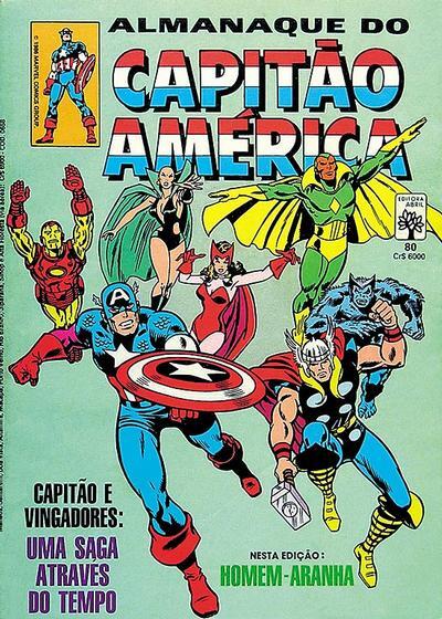 Capitão América n° 80 - Capitão e Vingadores: Uma Saga Através do Tempo