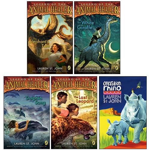 Animal Healer The White Giraffe Complete 5 Books Collection Set By Lauren St John