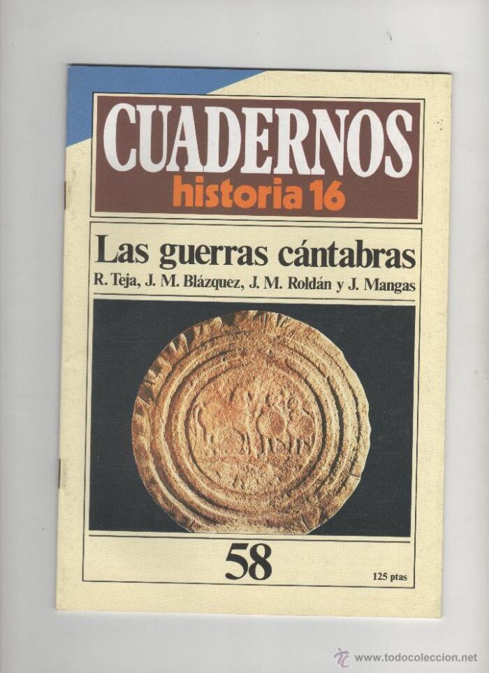 Cuadernos historia 16: Las guerras cántabras, 58