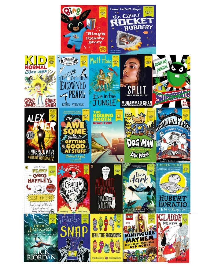 World Book Day 2020 & 2019 Collection (22 Books Set Children's Pack)