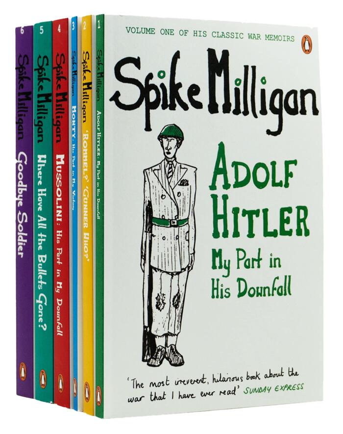 Milligan Memoirs Series by Spike Milligan 6 Books Collection Set