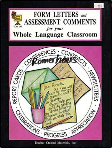 Form Ltrs & Assess Comments