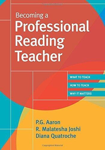Becoming a Professional Reading Teacher
