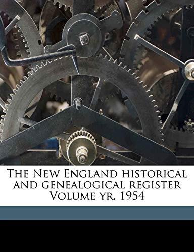 The New England Historical and Genealogical Register (Volume 1954)