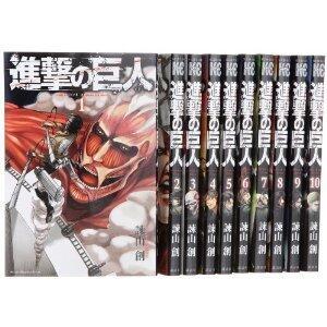 進撃の巨人 1-10巻 セット [Shingeki no Kyojin 1-10 Maki Set]