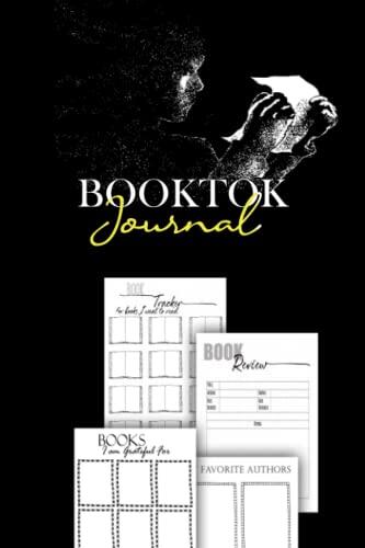 Booktok Journal: 50 Book Journal Reading Log | Reading Journals for Book Lovers | book reading journal | journal book review.