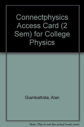 ConnectPhysics Access Card (2 sem) for College Physics