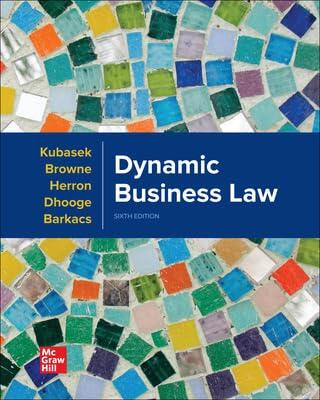 Gen Combo: Loose-Leaf Dynamic Business Law (6th Edition)